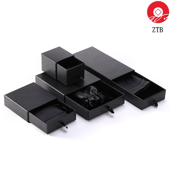 ZTB-102 Eco-friendly cardboard jewelry box with drawer