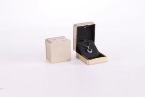 ZTB-016 painted plastic jewelry gift box with LED light