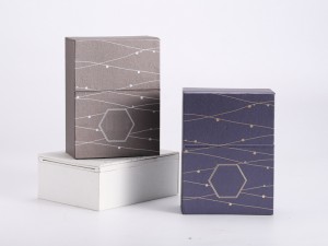 ZTB-113 Elegant and simple cardboard Clamshell box for jewelry display