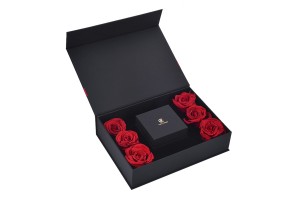 ZH06-002 Fancy and romantic jewelry display box with flower (box in box )