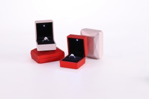 ZTB-026 diamond pattern light up jewelry box for proposal,engagement,wedding