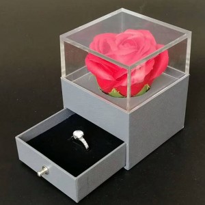 ZTB-008 transparent acrylic valentines gifts ri...