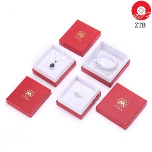 ZTB-098 two pieces cardboard jewelry box for display and promotion
