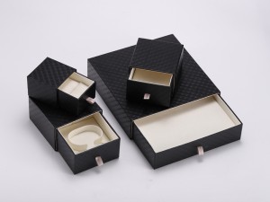 ZTB-111 Elegant cardboard jewelry box with drawer for ring,bangle,bracelet display