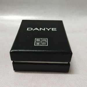 ZTB-007 black color lid and base cardboard jewe...