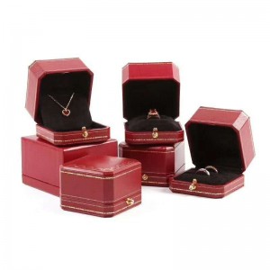 ZTB-056 red color high end jewelry display box  for party and event