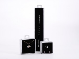 ZTB-107 two pieces cardboard hanging box for jewelry display