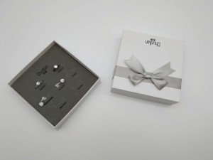 ZTB-077 jewelry set display box for ring and earring for one week