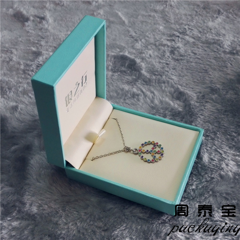 ZTB-022 paper laminated plastic pendant jewelry gift box